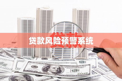 永康贷款风险预警系统