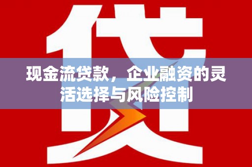 香格里拉现金流贷款，企业融资的灵活选择与风险控制
