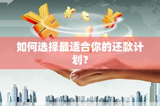 禅城如何选择最适合你的还款计划？