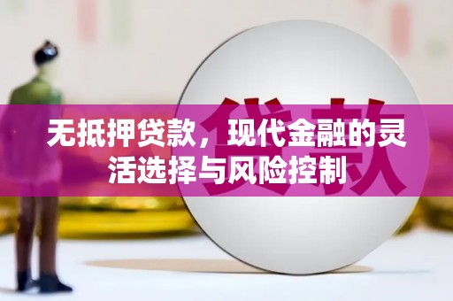 汉川无抵押贷款，现代金融的灵活选择与风险控制