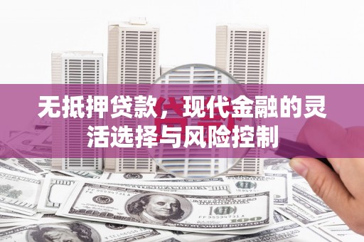 鸡东无抵押贷款，现代金融的灵活选择与风险控制