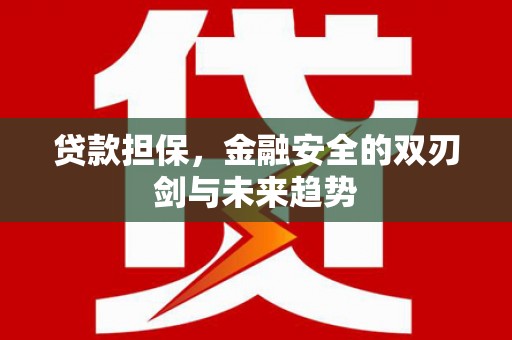 迭部贷款担保，金融安全的双刃剑与未来趋势