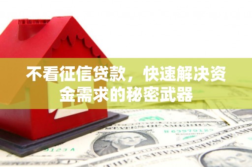 浑源不看征信贷款，快速解决资金需求的秘密武器