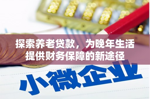 济宁探索养老贷款，为晚年生活提供财务保障的新途径