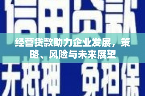 弥陀经营贷款助力企业发展，策略、风险与未来展望