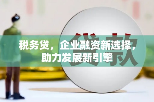 扎赉诺尔税务贷，企业融资新选择，助力发展新引擎