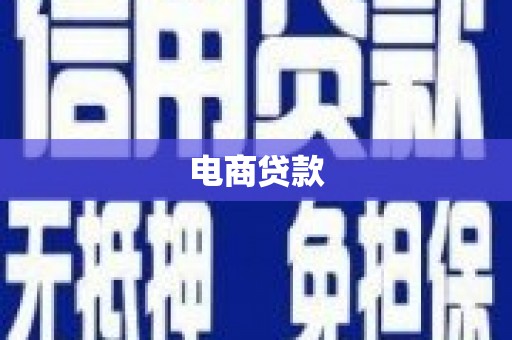 碑林电商贷款