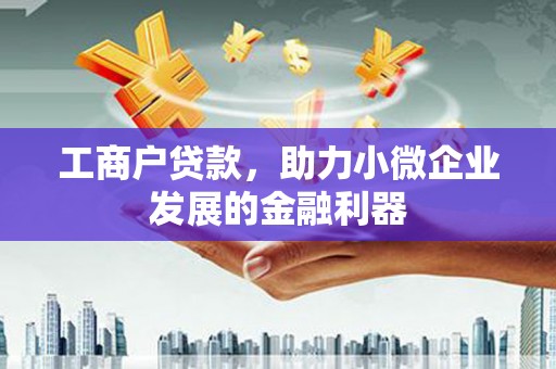 循化工商户贷款，助力小微企业发展的金融利器
