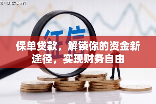 淮上保单贷款，解锁你的资金新途径，实现财务自由