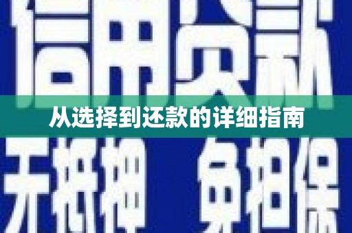 丰润从选择到还款的详细指南