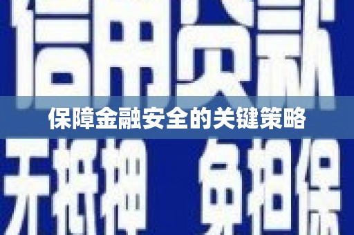 岳塘保障金融安全的关键策略