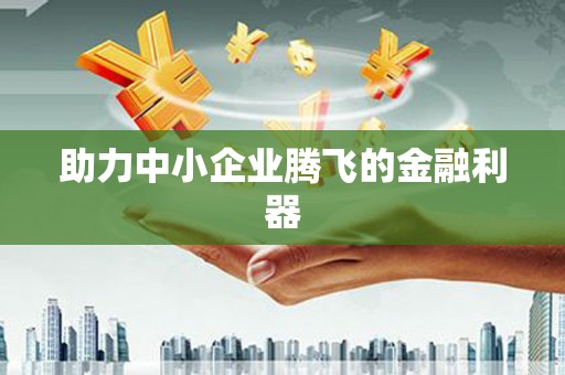 惠东助力中小企业腾飞的金融利器